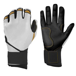 Guantes de Bateo de Béisbol Profesionales Coloridos, Diseñados con Palma de Cuero Vacuno 100%, Cierre de Gancho y Bucle con Logotipo Personalizado - Product Image 1