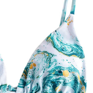 Nouveau style, vente en gros, ensemble de bikini, prix le plus vendu, ensemble de bikini deux pièces pour femme, maillot de bain tricoté en laine peignée - Product Image 3