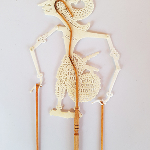 Handcrafted Indonesian Leather Wayang Kulit Shadow Puppet Raden Sadewa Traditional Cultural Wall <b>Decor</b> <b>Accent</b> Craft Ornament - Product Image 3