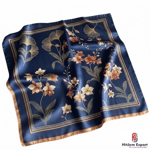 Élégant foulard carré pour femme en tissu doux et léger, accessoires de mode stylés, faible MOQ, approvisionnement en gros, fabricant OEM ODM - Product Image 6