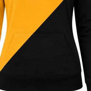 Sudadera con Capucha Personalizada para Mujer, Diseño de 2 Paneles Cruzados, Sin Cordón, Felpa Premium, Estilo Casual, Venta al Por Mayor - Product Image 6