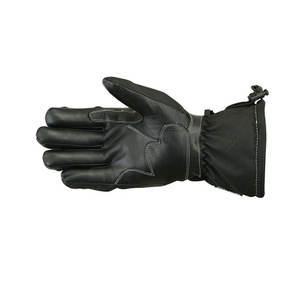 Outdoor Cycling Racing Motorbike Gloves Long Protection Road Perforated <b>Leather</b> Polyurethane Coated Full Finger Unisex - Product Image 6