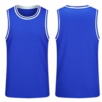 Camiseta de Baloncesto Transpirable de Secado Rápido 100% Poliéster al por Mayor, Camiseta sin Mangas de Malla para Hombre, Logotipo Personalizado, Color Personalizado, Deportes de Verano