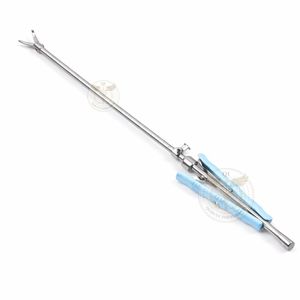 Portaagujas MIS Curvo con Bloqueo, Mordazas de Carburo de Tungsteno, Eje de 3mm, Longitud de Trabajo de 17cm, Longitud Total de 30cm - Instrumentos Qorvex - Product Image 5