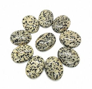Piedra de Jaspe Dálmata Pulida, Cristal Curativo, Suave, Alegre, Juguetón, con Motivos Infantiles, Gema con Manchas, Mascota, Feng Shui - Product Image 3