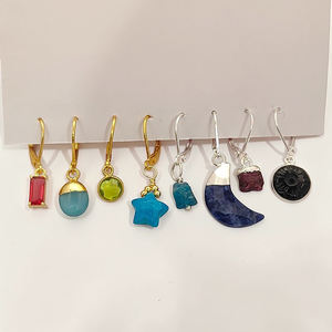 Crochets de boucles d'oreilles en laiton plaqué or et plaqué argent, fermoirs français pour la fabrication de bijoux, vente en gros - Product Image 6