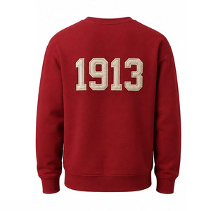 Sweat-shirt à col rond Delta Sigma Theta 13, bordeaux noir, unisexe, tricoté, pull décontracté, vêtements d'automne - Product Image 6