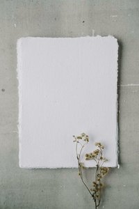 Papier fait main A4 A5 en gros, feuilles de papier à bords festonnés pour invitations et papeterie, tailles personnalisées - Product Image 4