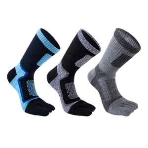 Spring Outdoor Standard Cotton Crew Cushion Sport <b>Socks</b> Custom Soft Hiking Running Ankle Cuff Breathable Knitted - Product Image 3