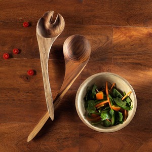 Premium Wooden <b>Salad</b> Serving Set for Fruit Pasta and <b>Salad</b> Serving with Elegant Table Presentation - Product Image 6