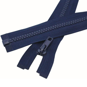 Open End Plastic Zipper Resin <b>Zip</b> Fastener with Auto <b>Lock</b> Slider for Jackets Coats and Garments - Product Image 4