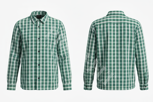 Camisa a Cuadros de Alta Calidad al por Mayor, Camisa Casual de Algodón con Diseño Clásico a Cuadros, Ropa de Trabajo, Camisa de Vestir para Oficina y Negocios - Product Image 2