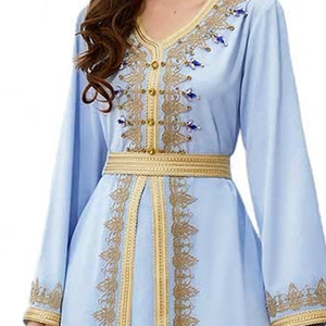 Caftán Marroquí, Vestido de Novia Tradicional para Mujer, Ropa Nupcial Bordada de Lujo, Caftán Marroquí, Vestido de Novia Elegante - Product Image 6
