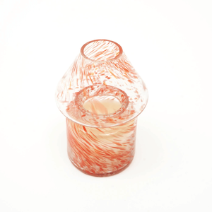 Bougie parfumée à la cire d'orange Dreamy Splatter dans un support en verre, lanterne ou pot - Product Image 6