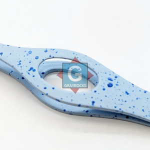 Pince à épiler pour sourcils à prix de gros, à pointe inclinée, en acier inoxydable, fabriquée à la main avec une poignée confortable - Product Image 4