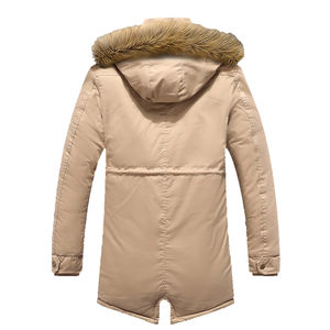 Chaquetas Parka Cálidas y Gruesas para Hombre, Abrigos Casuales de Invierno para Hombre, Chaqueta Acolchada de Algodón con Cuello Alto Sólido para Hombre - Product Image 2