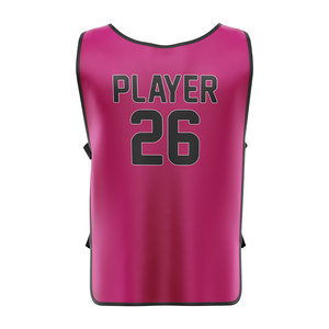 Custom Sublimated Soccer <b>Bibs</b> Breathable Mesh <b>Training</b> Vest Football Pinnies Team Practice Quick Dry Polyester OEM - Product Image 2
