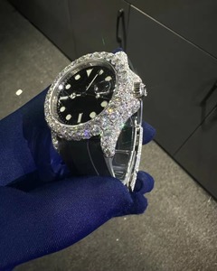 Montre mécanique de luxe en acier inoxydable, cadran rond de 40 mm, cristal saphir, date analogique luminescente, bracelet en silicone, mode masculine - Product Image 3
