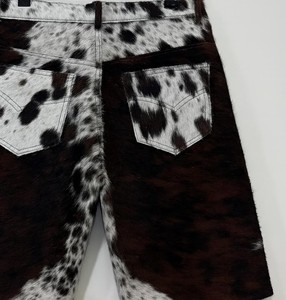 Shorts en cuir de vachette véritable pour hommes – Qualité supérieure, design tendance, streetwear décontracté, durable, coupe ajustée, idéal pour l'été - Product Image 5