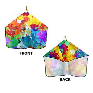 HYSAF APPARELS CO – Cape de coiffure imperméable en polyester avec logo imprimé couleur personnalisé, motif sublimé, idéale pour salon de beauté et barbier – Grande vente - Product Image 3
