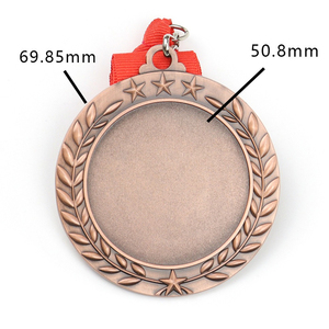 Medallas con Logotipo y Diseño Personalizados, Medalla de Premio Dorada de Alta Calidad, Medalla Deportiva Personalizada para la Venta - Product Image 1