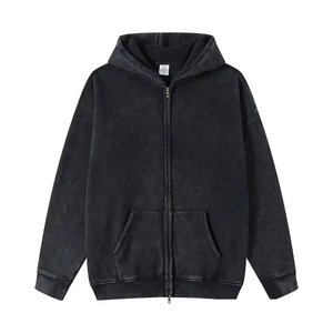 Sudadera con Capucha Oversize Azul Cobalto para Hombre, de Corte Holgado y Hombros Caídos, Estilo Urbano, Tejido Grueso - Product Image 2