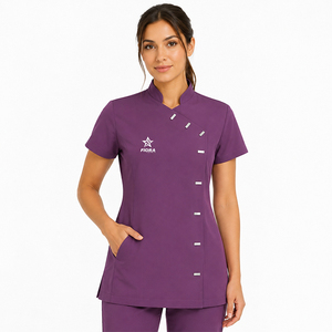 Túnica de Belleza Personalizada 2026 para Mujer, Uniforme para Salón de Uñas, Hospital, Enfermera, Esteticista - Product Image 1