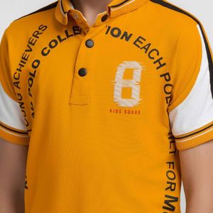 Polos personnalisés pour enfants, polos à manches courtes pour garçons, col contrasté, vêtements de sport décontractés, vêtements actifs - Product Image 5