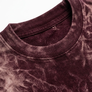 Camiseta de Moda Urbana para Hombre, Lavado Ácido, Algodón, Estilo Casual Holgado, Prenda Premium Transpirable - Product Image 5