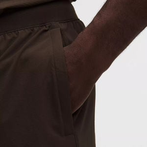 Men's Solid Color Drawstring Shorts Quick Dry Breathable Casual Athletic Wear Mid Waist Polyester Fabric - Product Image 6