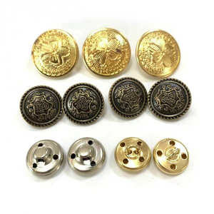 Botones Metálicos al por Mayor con Logotipo Personalizado, Botones de Latón para Coser - Product Image 3