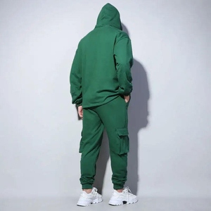 Men Tracksuit Wholesale Casual Sublimation <b>Polyester</b> <b>Hoodie</b> Plain Set Unisex Custom Logo Breathable Winter Tracksuit - Product Image 6