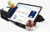 Logiciel de point de vente professionnel pour crèmes glacées avec gestion intelligente des stocks et suivi des ventes en temps réel, version Internet compatible Linux/MAC