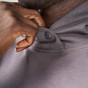 Sudadera con Capucha Extra Grande para Hombre, Color Sólido, Felpa de Algodón, Informal, Transpirable, Estilo Otoñal - Product Image 4