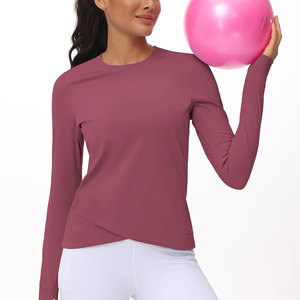 Quick Dry Compression Sports <b>Top</b> for Women Long Sleeve Fitness Base Layer Shirt for Training Workout Running and Outdoor Sports - Product Image 2