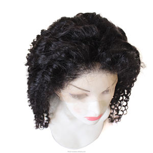 Peluca de cabello humano de alta calidad con frontal de encaje 13x4, onda de agua, hecha a mano, 100% cabello humano, 100% Remy, frontal invisible. - Product Image 5