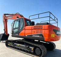 Excavatrice sur chenilles Doosan DX225LC-7, pelle hydraulique, excavatrice sur chenilles PLC, puissance de creusement élevée, moteur hydraulique intelligent