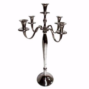 Aluminum Candelabra Centerpiece with Elegant Finish for Hotel Decoration and Wedding Reception Use - Product Image 1