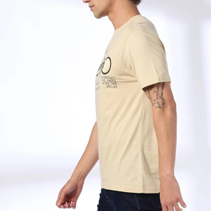 เสื้อยืดผู้ชายผ้าฝ้าย 100% แบบลำลอง เนื้อผ้าหนา ทรงโอเวอร์ไซส์ ระบายอากาศได้ดี ซักแล้วไม่ยับ พิมพ์ลายซิลค์สกรีน แห้งเร็ว เหมาะสำหรับฤดูร้อน - Product Image 3