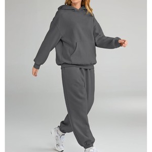 Survêtements de jogging à manches longues pour femmes, été, 100% coton, vêtements d'entraînement sportif pour adultes - Product Image 2