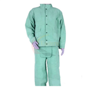 Traje de Soldadura de Cuero de Alta Calidad con Protección Transpirable Ignífuga, Resistente al Calor hasta 1000°C para Industrias de Soldadura - Product Image 3
