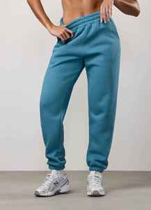Ensemble de survêtement de sport pour femme en molleton 100 % coton de haute qualité, coupe-vent, respirant, à manches longues, grandes tailles - Product Image 2