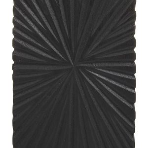 Black Sunburst Wood Square Pillar <b>Candle</b> Holder <b>Set</b> Decorative Tea Light Stand Wedding Home Centerpiece Unscented Handmade - Product Image 3
