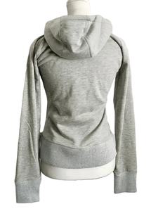 Women's Hooded <b>Zip</b>-Up Terry <b>Hoodie</b> Slim Fit <b>Longline</b> Coat Front Zipper Closure Side Pockets Lightweight Fall/Winter Outerwear - Product Image 2