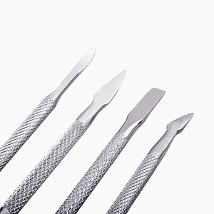 Pousse-cuticules professionnel en acier inoxydable pour manucure et pédicure, nettoyeur d'ongles, outil de soin des ongles pour la beauté - Product Image 3