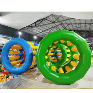 THUY LINH Rouleau flottant gonflable commercial en PVC pour la marche sur l'eau, parcours d'obstacles flottant pour piscine, lac, plage, loisirs - Product Image 1