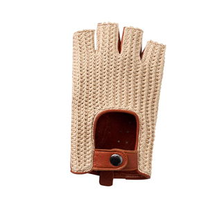 Gants de conduite en cuir pour hommes, prix bas, qualité supérieure, hiver, fabriqués au Pakistan, mode, coupe-vent, fausse fourrure, gants de conduite d'hiver pour hommes - Product Image 2