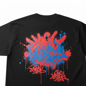 Camisetas Extra Grandes al por Mayor de 280 Gsm, Camiseta de Algodón para Hombre, Logotipo Personalizado, Diseño Impreso de Alta Calidad con Gráficos Personalizados - Product Image 3