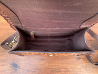 Sac à main à bandoulière en cuir véritable usiné à la main de grande capacité à la mode pour femmes et portefeuille de bracelet assortis ensembles combinés de deux pièces