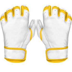 Gants de frappe en cuir Cabreta unisexes, professionnels, avec logo personnalisé, respirants, pour softball et baseball - Product Image 3